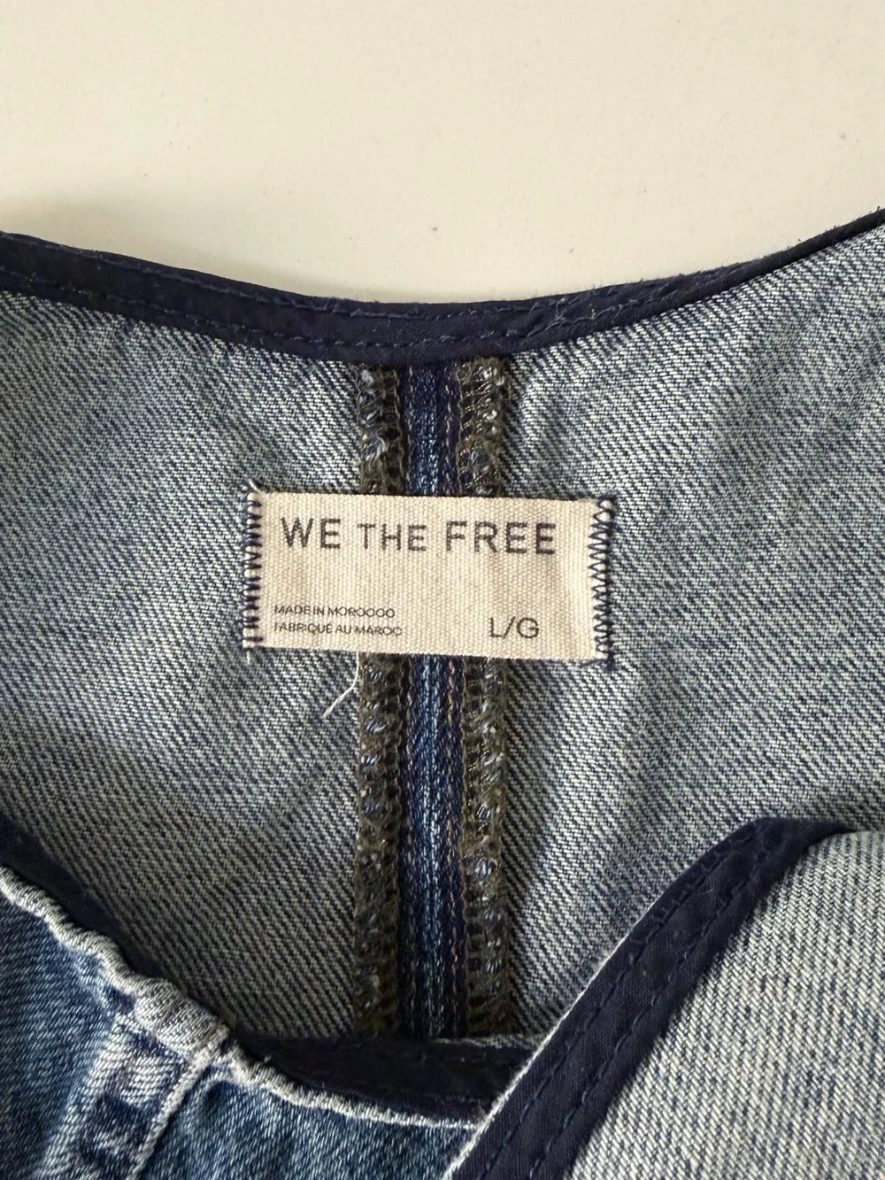 We The Free High Roller Denim Shortall in Zaza Blue Large - Picture 4 of 4